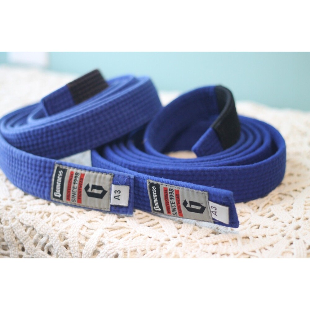 (2) Gameness A3 Blue Belts Braziliian Jiu-Jitsu Martial Arts